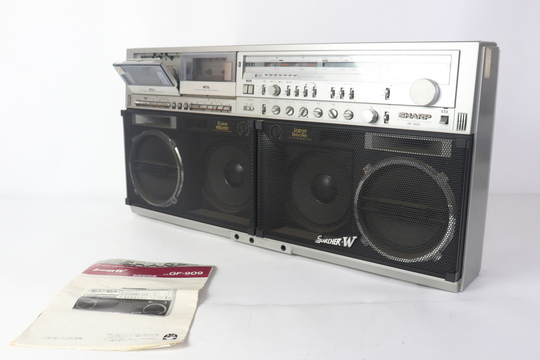 昭和レトロ　SHARP GF-909 ラジオ付きステレオテープレコーダー
