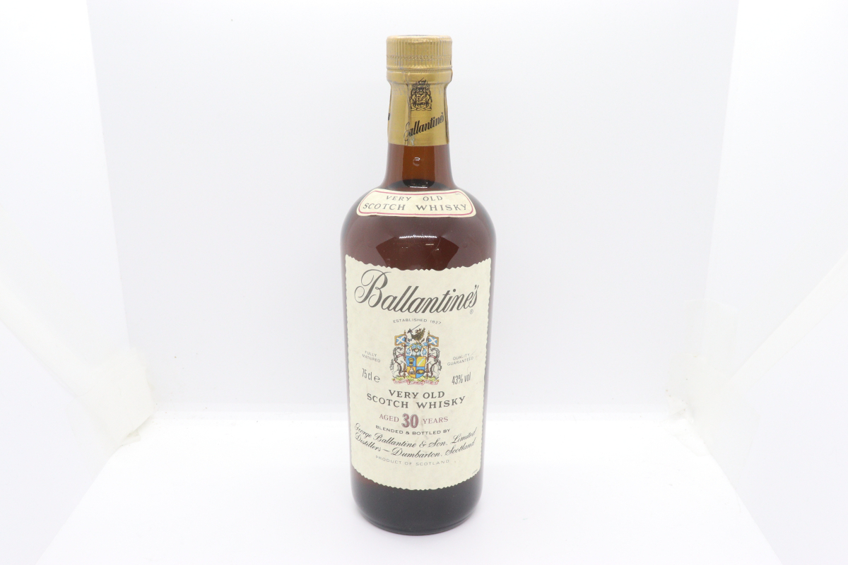 買取実績：未開栓 Ballantine's バランタイン 30年 VERY OLD ベリーオールド スコッチ ウイスキー