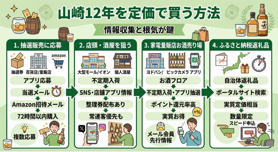 山崎12年を定価で買う方法