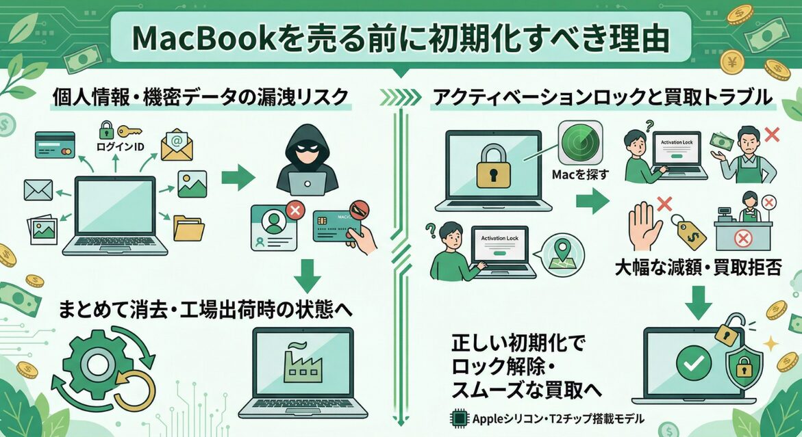 MacBookを売る前に初期化すべき理由